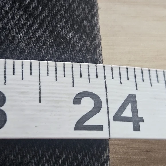 Free People Distressed Denim Jacket Black S (Fits Like M) Thrashed Grunge Skater - Picture 12 of 15